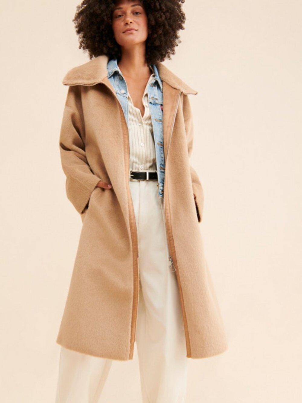 Free People Lana Oversized Coat - Picture 4 of 6